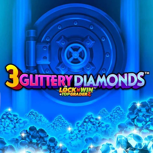 3 Glittery Diamonds by PearFiction Studios, showcased at bonuskong.eu.com – game logo