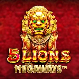 5 Lions Megaways by Pragmatic Play, showcased at bonuskong.eu.com – game logo