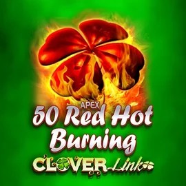 50 Red Hot Burning Clover Links by Novomatic, showcased at bonuskong.eu.com – game logo