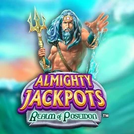 Almighty Jackpots – Realm of Poseidon logo by Novomatic at Bonuskong Casino