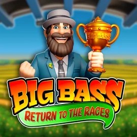 Slots logo of Big Bass Return to the Races from Pragmatic Play at Bonuskong Casino