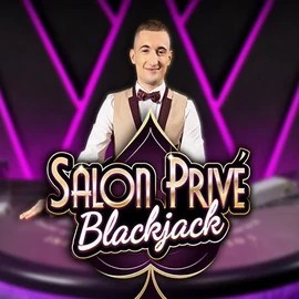 Blackjack Salon Privé slot logo by Ezugi at Bonuskong Casino