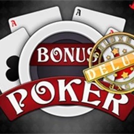Bonus Poker Deluxe - 3 Hands online game logo by RTG (Reel Time Gaming) on bonuskong.eu.com