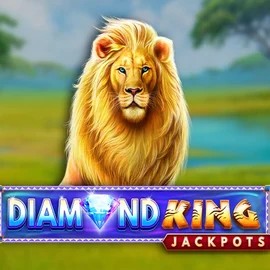 Official Jackpots logo: Diamond King Jackpots by SpinPlay Games at Bonuskong Casino