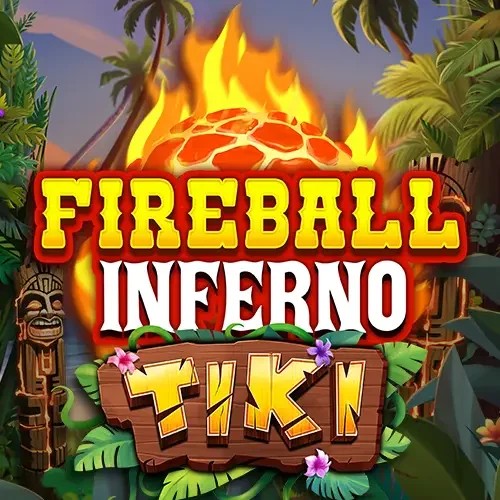 Fireball Inferno Tiki logo by NetEnt at Bonuskong Casino