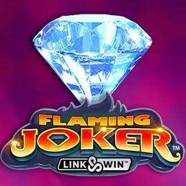 Flaming Joker Link and Win slot logo by Barstruck at Bonuskong Casino