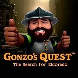 Gonzo's Quest online game logo by NetEnt on bonuskong.eu.com