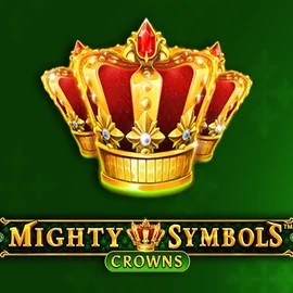 Mighty Symbols Crowns slot logo by Wazdan at Bonuskong Casino