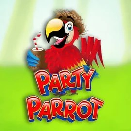 Party Parrot slot logo by Rival at Bonuskong Casino