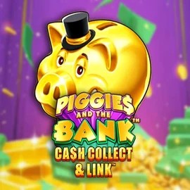 Piggies And The Bank Cash Collect &amp; Link slot icon by Origins, available at Bonuskong Casino