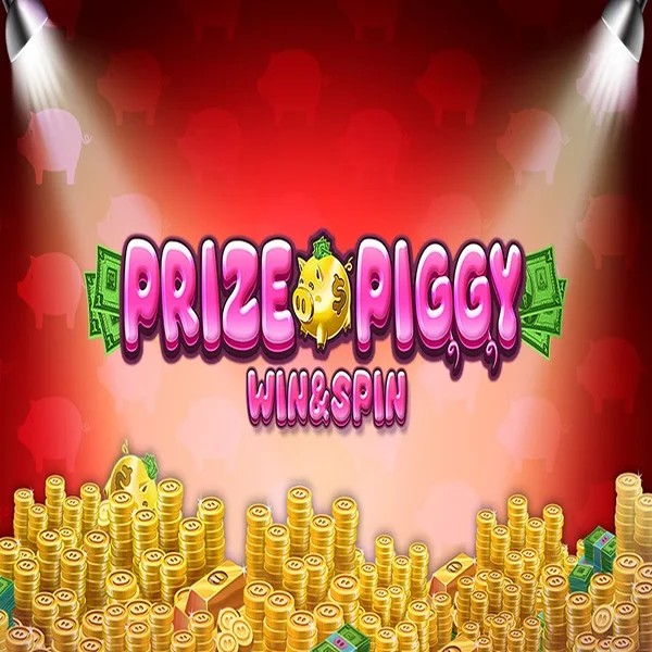 Prize Piggy Win & Spin slot logo by Inspired Gaming at Bonuskong Casino