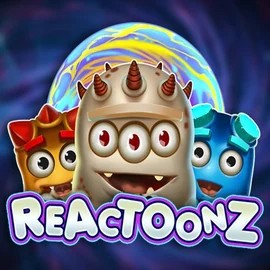 Reactoonz logo – Slots by Play'n GO at Bonuskong Casino