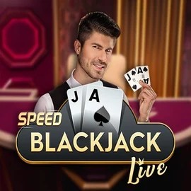 Official Live Casino logo: Speed Blackjack by Pragmatic Play at Bonuskong Casino