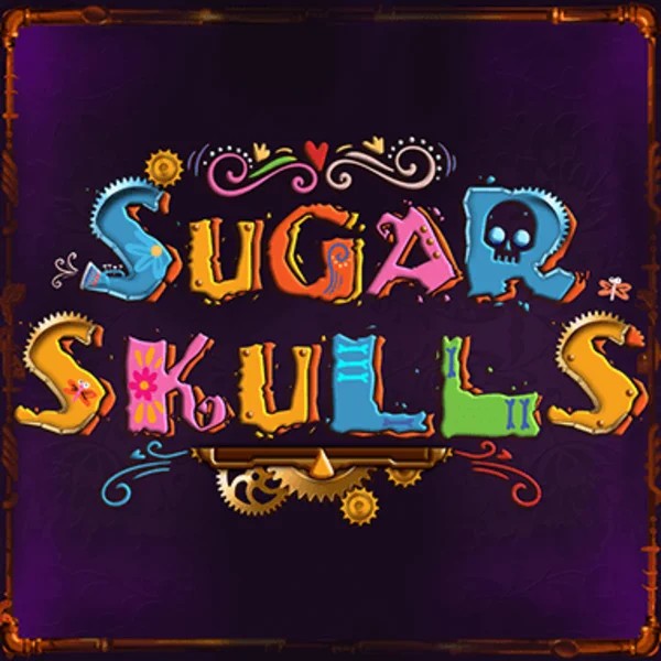 Sugar Skulls online game logo by Booming Games on bonuskong.eu.com