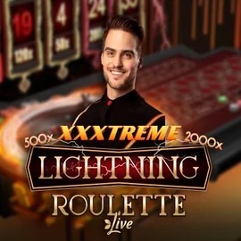 XXXtreme Lightning Roulette logo – Live Casino by Evolution at Bonuskong Casino